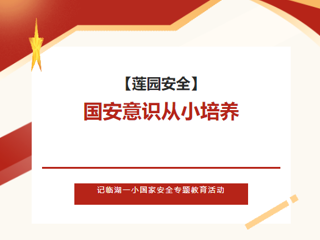【莲园安全】国安意识从小培养——记临湖一小国家安全专题教育活动